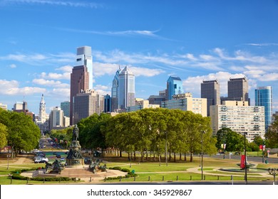 Philadelphia Downtown Skyline, Pennsylvania, United States