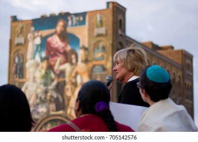 Philadelphia Faith Leaders Participate In A Rally Against White Nationalism And Other Forms Of Racism And Hate Organized By The Interfaith Advocacy Organization POWER, Thursday, August 16, 2017.