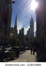 Philadelphia October 2018. An Enchanting University City Of Pennsylvania With A Modern Central Outlook Combined With Historic Landmarks, Early American History And A Close Association With The Sea.