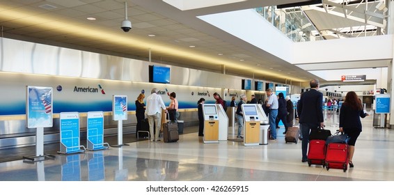 PHILADELPHIA, PA- 22 MAY 2016- Terminal C At The Philadelphia International Airport (PHL).