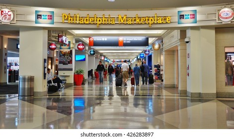 PHILADELPHIA, PA- 22 MAY 2016- Terminal C At The Philadelphia International Airport (PHL).