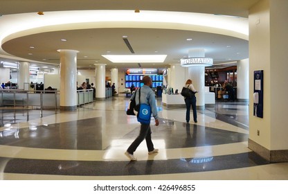 PHILADELPHIA, PA -25 MAY 2016- Inside Terminal C At The Philadelphia International Airport (PHL).