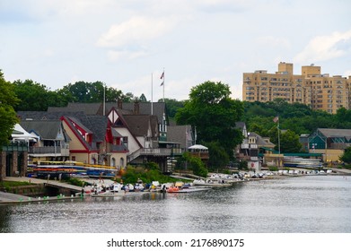 Philadelphia, PA USA 07 10 2022  - Boat House Row In Philadelphia PA