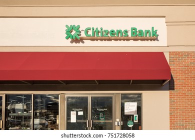 Philadelphia, Pennsylvania - November 6, 2017: Citizens Bank