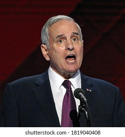 Philadelphia, Pennsylvania, USA, July 28, 2016
Governor Mark Dayton Of Minnesota Addresses The Democratic National Nominating Convention In The Wells Fargo Arena 
