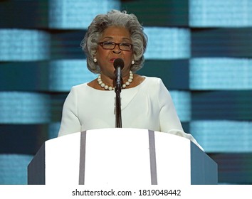 Philadelphia, Pennsylvania, USA, July 28, 2016
Congresswoman Joyce Beatty (D-OH) Addresses The Democratic National Nominating Convention In The Wells Fargo Arena 
