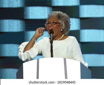 Philadelphia, Pennsylvania, USA, July 28, 2016
Congresswoman Joyce Beatty (D-OH) Addresses The Democratic National Nominating Convention In The Wells Fargo Arena 
