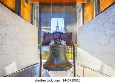 Philadelphia, Pennsylvania, USA At The Liberty Bell.