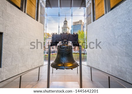 Philadelphia, Pennsylvania, USA at the Liberty Bell.