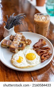 Philadelphia, Pennsylvania USA-July 17 2020: Breakfast Platter