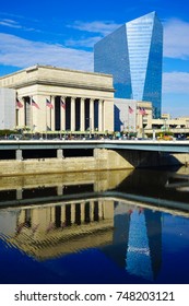 Philadelphia, USA - 2 November 2017. Exterior Of The 30th Street Station Train Station