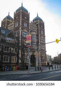 Philadelphia, USA - Dec 23 2005: The Historic Building In The Campus Of University Of Pennsylvania, Which Is A Top Notch Business School In The World.