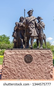 Philadelphia, USA - July 30, 2017: Monument To Scottish Immigrants In Philadelphia, PA, USA