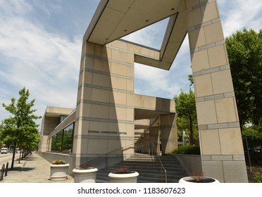 Philadelphia, USA - May 29, 2018: National Constitution Center In Philadelphia, PA. 