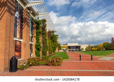 PHILADELPHIA, USA - OCTOBER, 2015: National Constitution Center Building In Historical Center Of Philadelphia