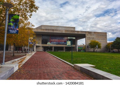 PHILADELPHIA, USA - OCTOBER, 2015: National Constitution Center Building In Historical Center Of Philadelphia