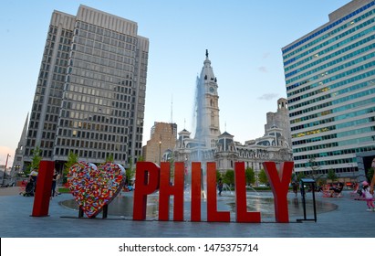 Philadelphia,Pensilvania,USA July24 2019
Love Sign In Downtown Philly.