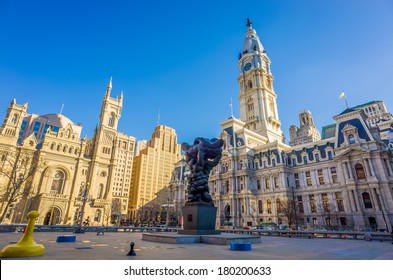 Philadelphia's landmark historic City Hall building.