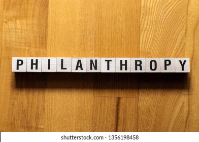 Philanthropy Word Concept