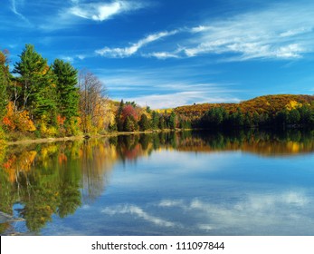 Philippe Lake In Gatineau Park, Hull, Canada