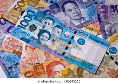 Philippine Currency 2010 issue of various denominations