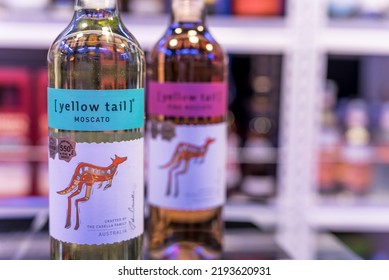 Philippines - Aug 2022: Yellow Tail Moscato For Sale At A Wine Or Liquor Store.