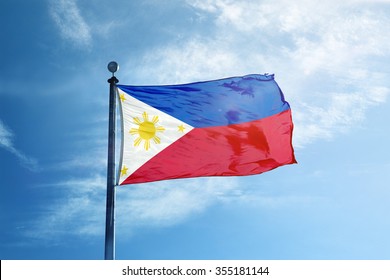 Philippines Flag On The Mast