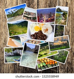 Philippines Photo Stack - Travel Place Landmark Photo Collage.