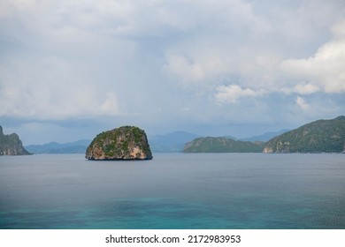 Philippines Scenic, Palawan - El Nido Island Hopping Tour View Of Karst Pinagbuyutan Island, Cliffs And Deserted House