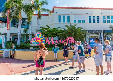 PHILIPSBURG, ST MAARTEN- February 6, 2019: Sint Maarten Is A Constituent Country Of The Netherlands In The Caribbean And Takes Up Half Of An Island Shared With Saint Martin, Part Of The French Indies.