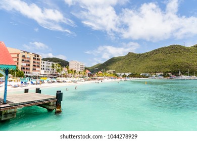 PHILIPSBURG, ST MAARTEN- May 15, 2014: Sint Maarten Is A Constituent Country Of The Netherlands In The Caribbean And Takes Up Half Of An Island Shared With Saint Martin, Part Of The French Indies.