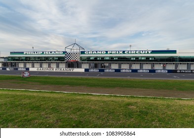 Phillip Island, Australia - May 24, 2015: Phillip Island Ciruit Is A Car And Motorcycle Race Circuit Is A Car And Motorcyle Racing Circuit.