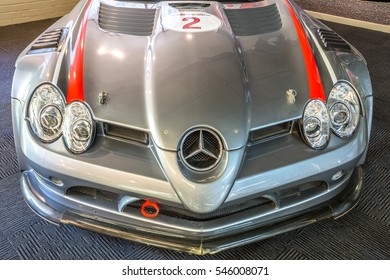 Phillip Island Grand Prix Circuit, Australia - January 4, 2015: Closeup Of Mercedes Benz SLR McLaren 722 GT. It May Go From 0-100 Km-h In 3.5 Sec.