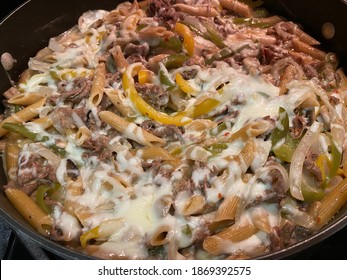 Philly Cheesesteak Pasta Meal Prep