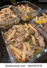 Philly Cheesesteak Pasta Meal Prep