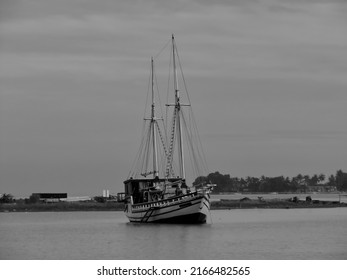 Phinisi Boat On The Beach