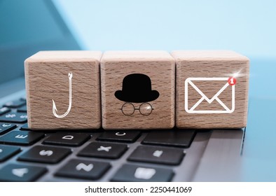 phising concept with icons. Hacking design