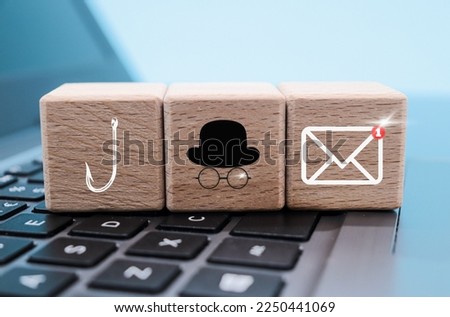 phising concept with icons. Hacking design