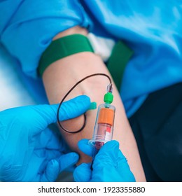 Phlebotomy - Nurse Taking Blood For Laboratory Testing