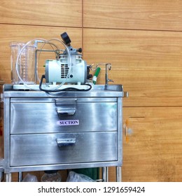 Phlegm Suction Machine In The Hospital.