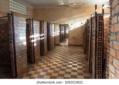 Phnom Penh / Cambodia - July 19 2016 : Tuol Sleng Genocide Museum