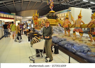 Phnom Penh, Cambodia - March, 04, 2011: Interior View Of The International Airport