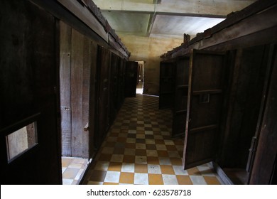 PHNOM PENH:CAMBODIA; APRIL 11 Tuol Sleng Genocide Museum In Phnom Penh On 11 April 2017. Formerly The Chao Ponhea Yat High School, Chronicling The Cambodian Genocide