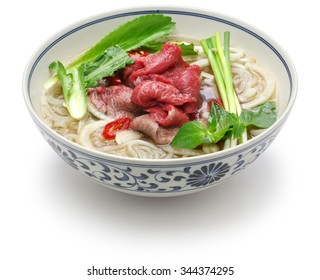 Pho Bo, Vietnamese Beef Rice Noodle Soup