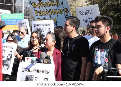 Phoenix, Ariz. / U.S. - February 8, 2018: Before Attending A Hearing With Immigrations And Customs (ICE), Guadalupe García De Rayos Speaks At A Rally Attempting To Prevent Her Deportation. 4532