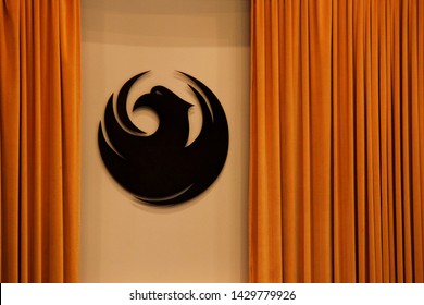 Phoenix, Ariz. / US - June 19, 2019: The Phoenix City Logo At A City Council Meeting. 7188