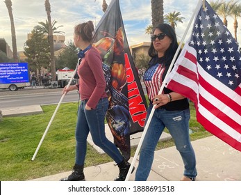 Phoenix, Ariz., USA - Jan 6, 2021: Mostly Maskless Trump Supporters Upset About Election Results Rally At The State Capitol On The Same Day Others Storm The US Capitol In DC. 1253