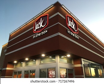 PHOENIX, ARIZONA, SEPT 16, 2017:Jack In The Box Fast Food Restaurant