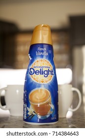 PHOENIX, ARIZONA, SEPT 3, 2017: International Delight Coffee Creamer