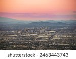 Phoenix, Arizona, sunset, cityscape, gorgeous, skyline, vibrant, colors, twilight, dusk, urban, panorama, breathtaking, golden hour, silhouette, downtown, desert, sky, dramatic, horizon, mountains